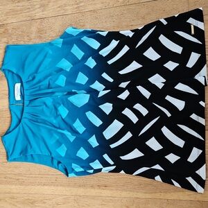 Calvin Klein Shell Sleeveless Top M